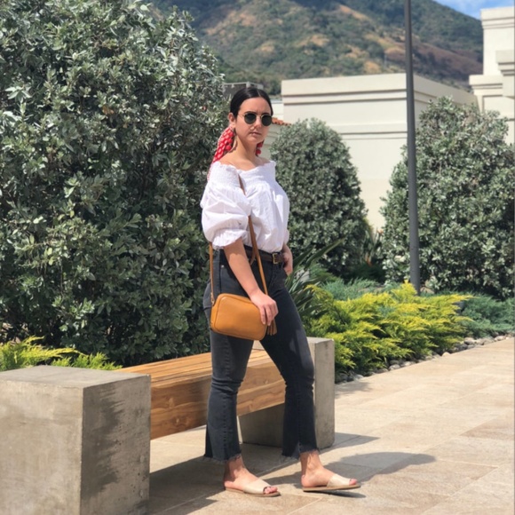 madewell cali demi bootcut crop jeans